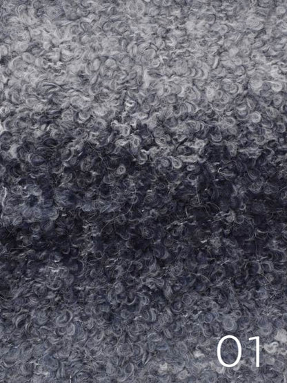 Jody Long Loop Alpaca wool blend boucle yarn in color 01