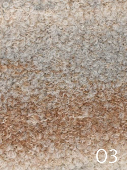 Jody Long Loop Alpaca wool blend boucle yarn in color 03