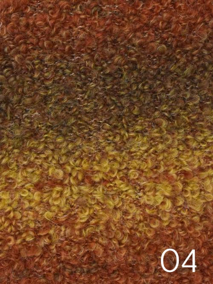 Jody Long Loop Alpaca wool blend boucle yarn in color 04