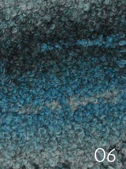 Jody Long Loop Alpaca wool blend boucle yarn in color 06