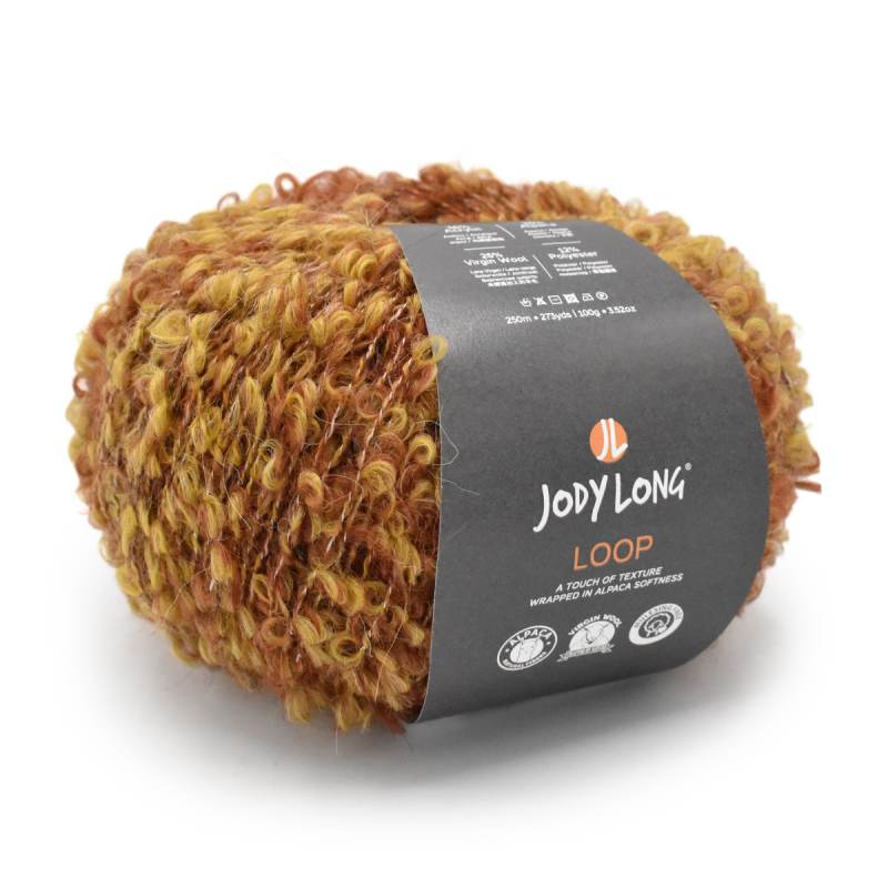 Jody Long Loop Alpaca wool blend boucle yarn