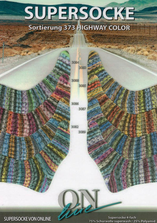 ONline Supersocke Highway Color (fingering/sock)
