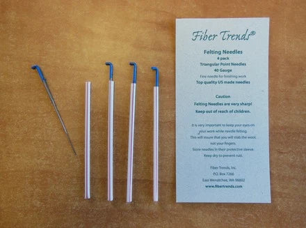 Fiber Trends Felting Needles Blue 40G