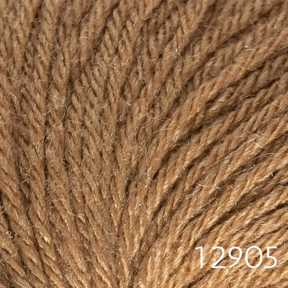 Berroco Biella merino silk mohair yarn in 12905 camel