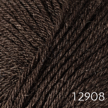 Berroco Biella merino silk mohair yarn in 12908 chocolate