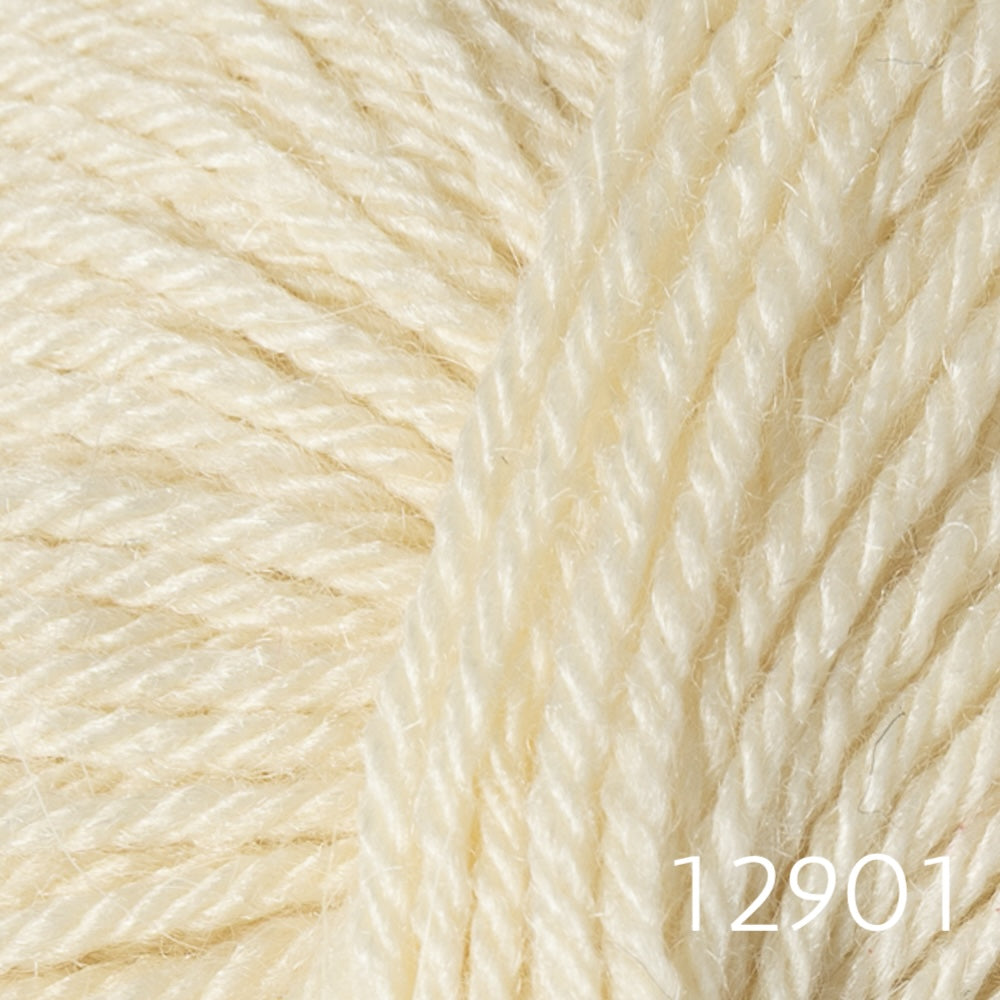 Berroco Biella merino silk mohair yarn in 12901 eggshell