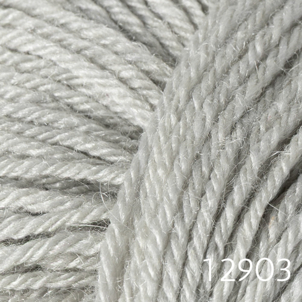 Berroco Biella merino silk mohair yarn in 12903 gray