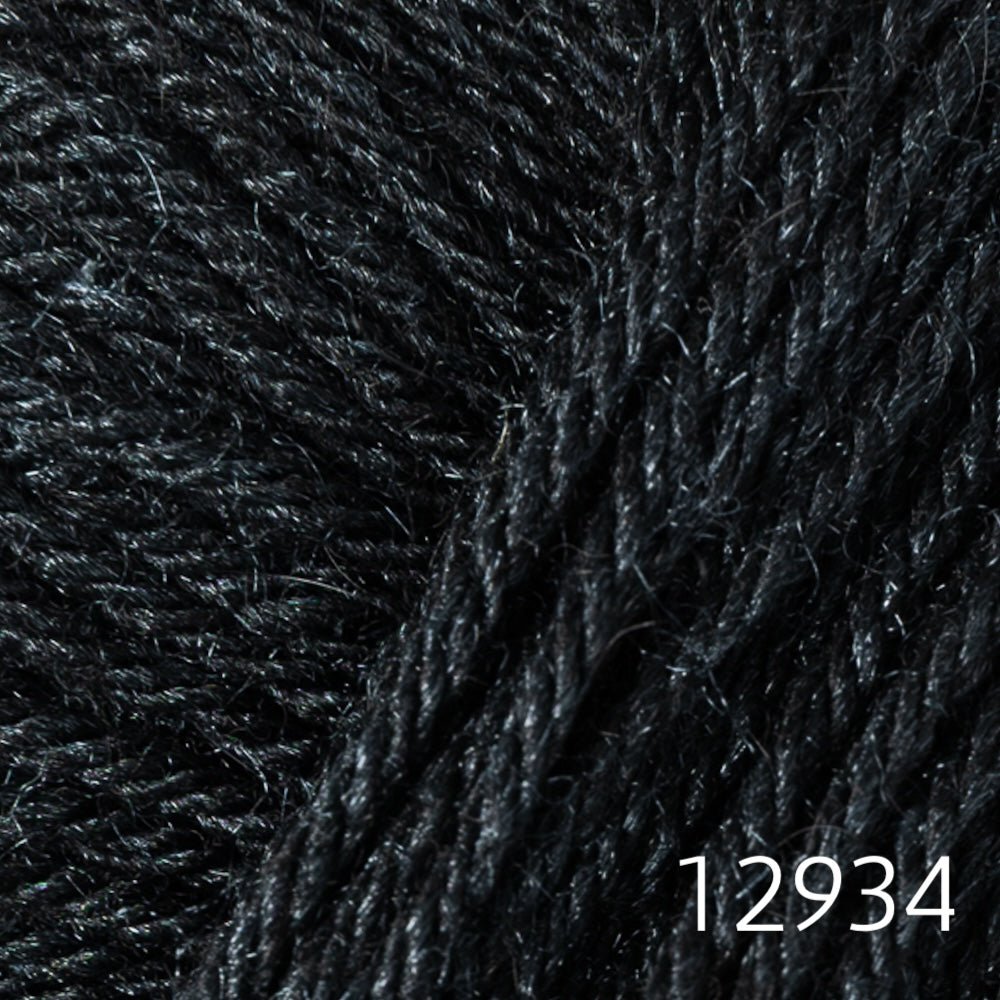 Berroco Biella merino silk mohair yarn in 12934 onyx