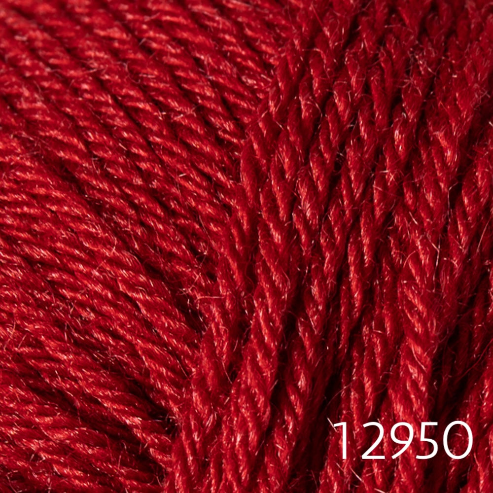 Berroco Biella merino silk mohair yarn in 12950 ruby