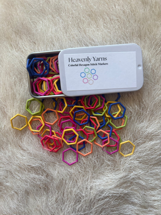 Hexagon Stitch Markers