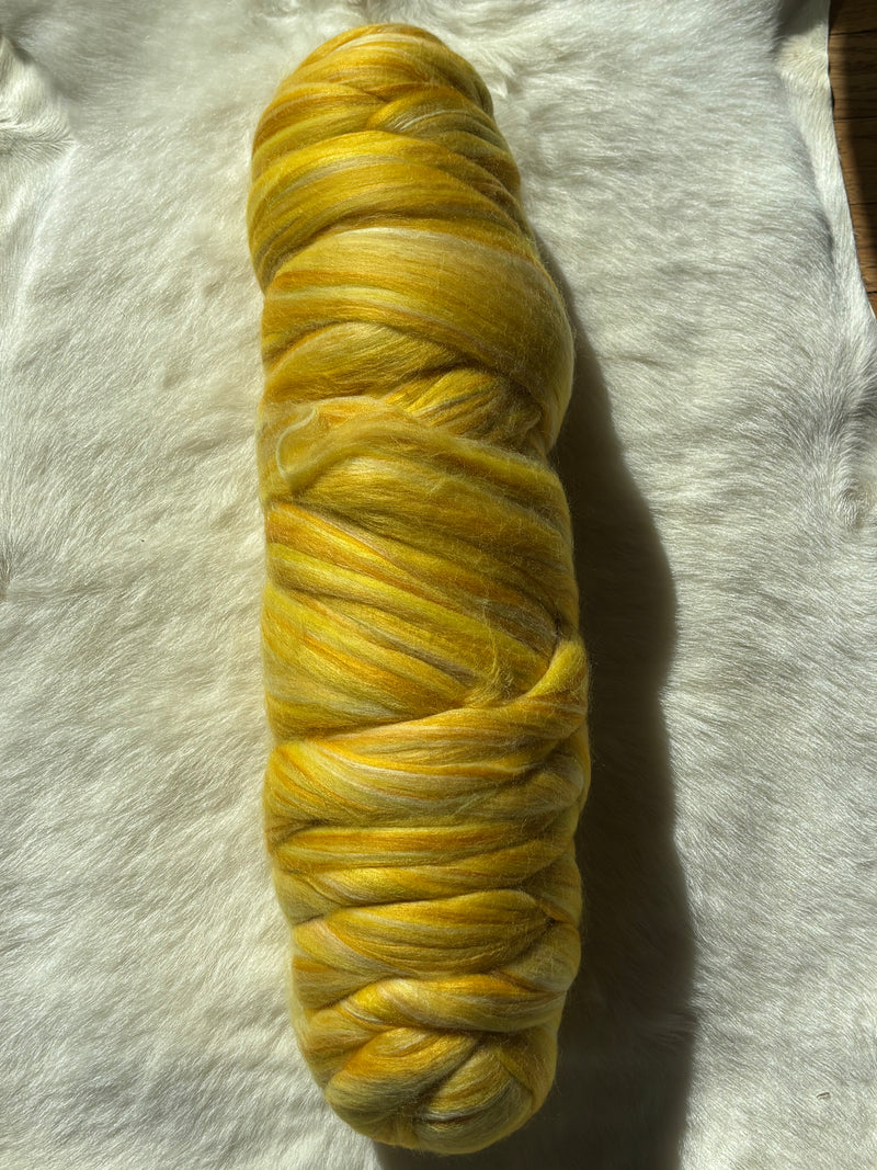 Fine Italian Merino and Silk / cornsilk