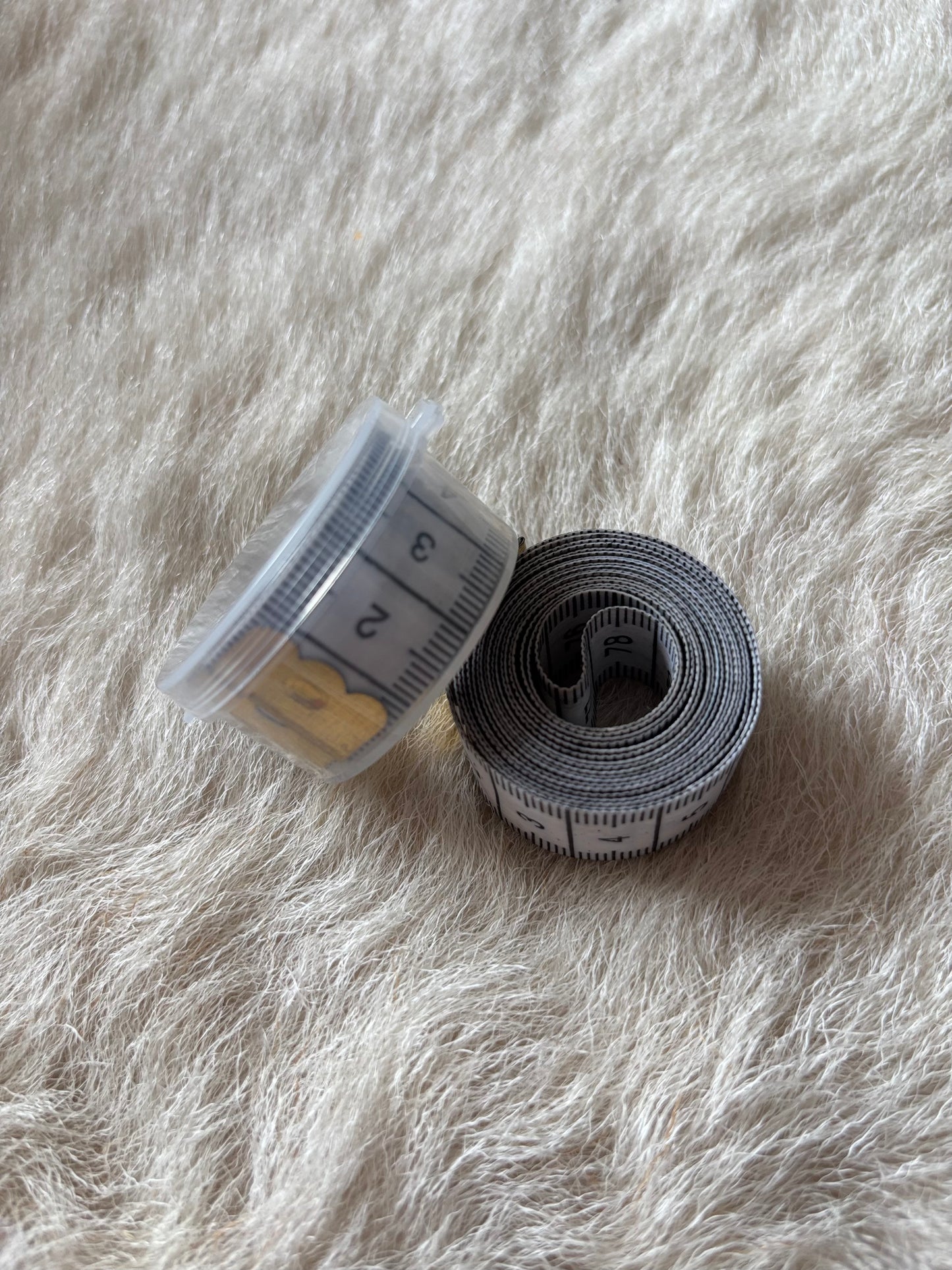 Flexible Tape Measures from Heavenly in grey. 