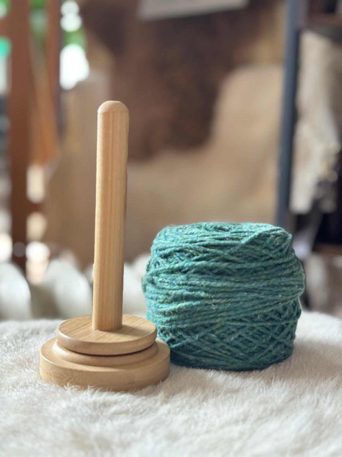 Rotating Yarn Holder