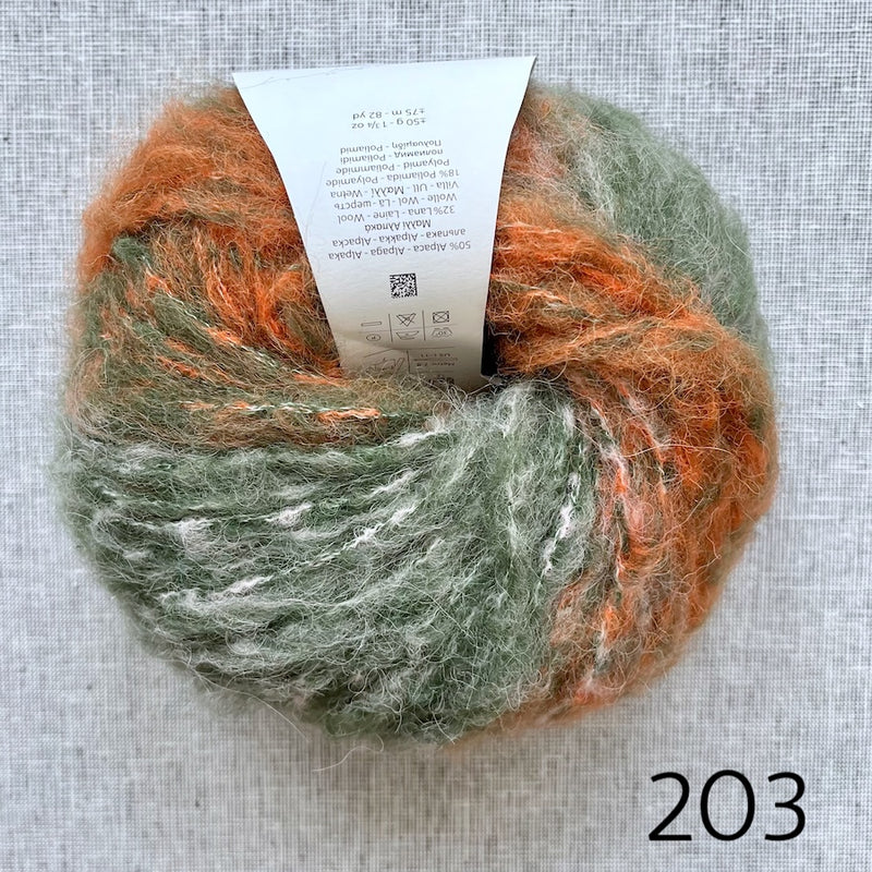 203 green orange rose