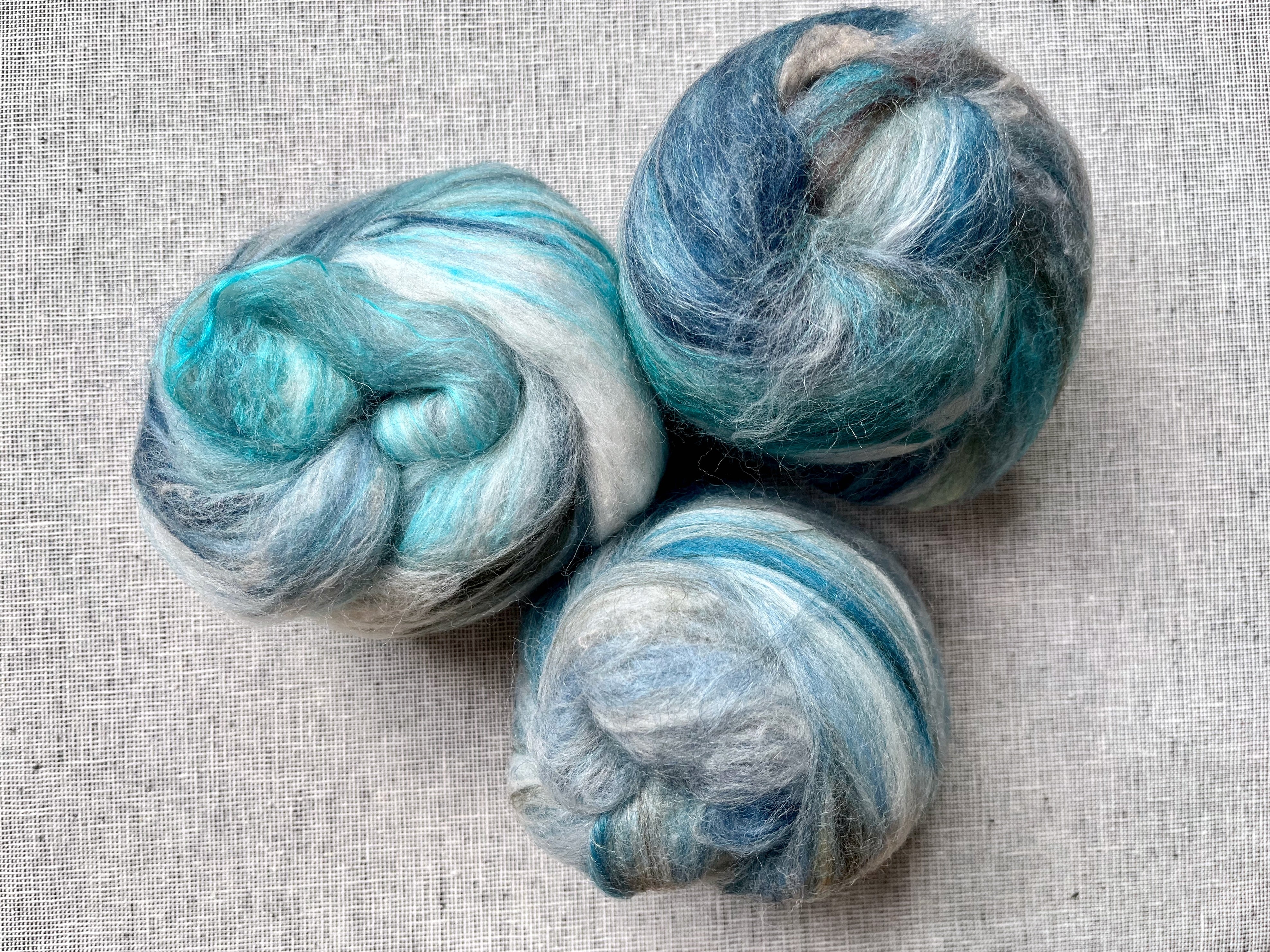 Forage Color Hand Dyed Hand Carded Batts – Heavenly Yarns