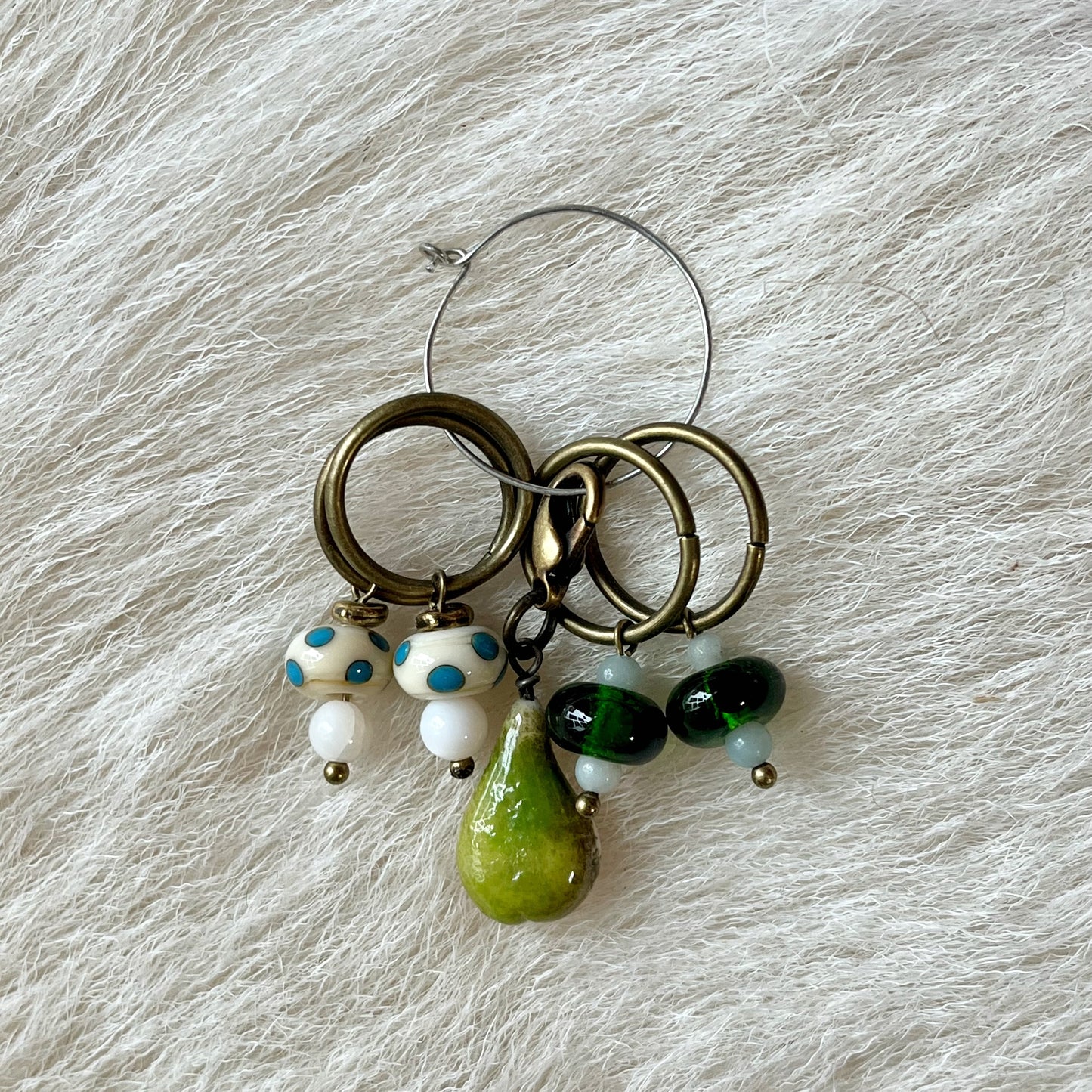 Glass Stitch Markers by Else Werner