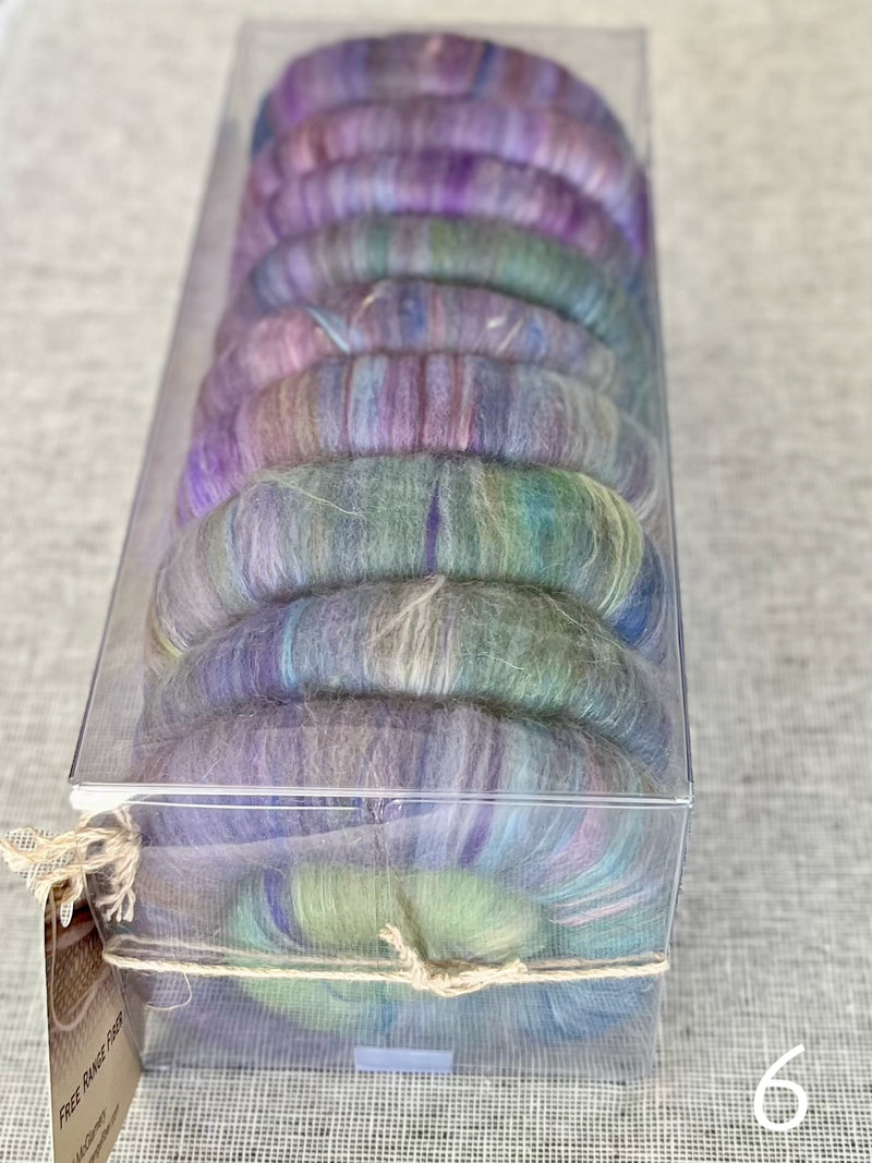 6 blue/green/purple 3.7 oz