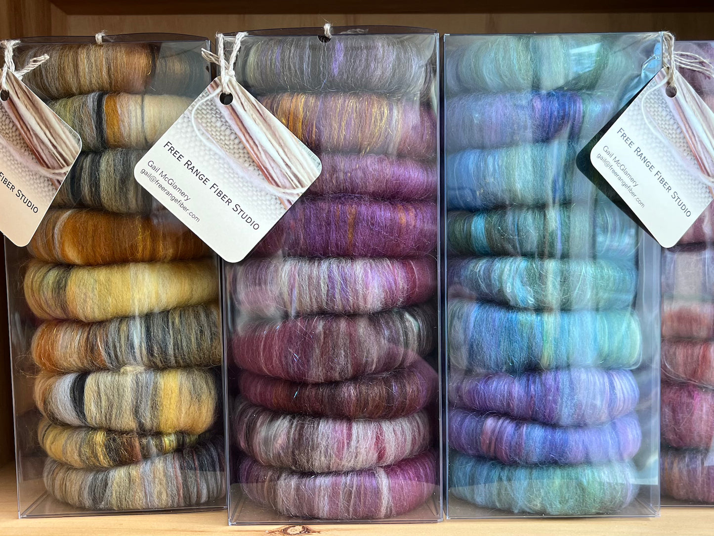 Free Range Fiber Studio Hand Carded Batts