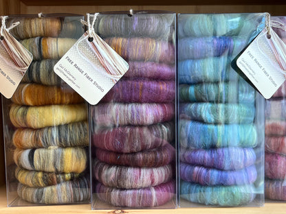 Free Range Fiber Studio Hand Carded Batts