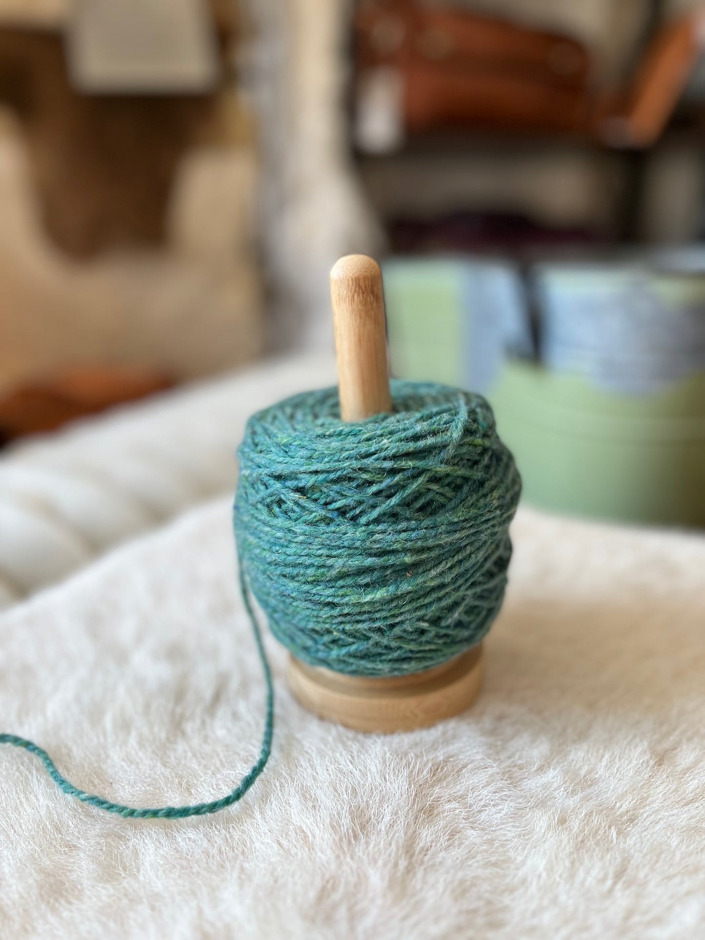 Rotating Yarn Holder