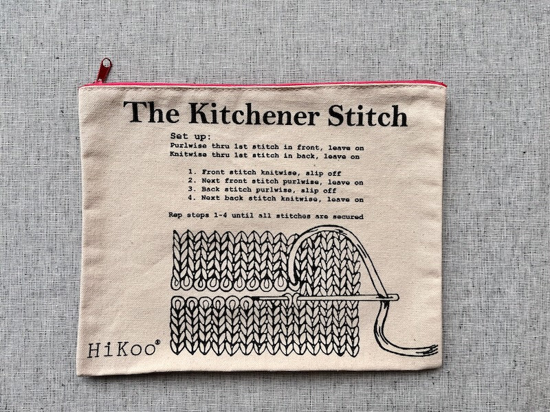 Kitchener Stitch Bags
