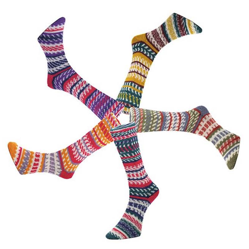 Christmas socks by Laine du Nord (fingering/sock)