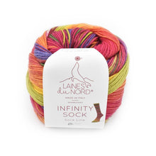 Load image into Gallery viewer, Infinity Sock by Laines du Nord (fingering/sock)
