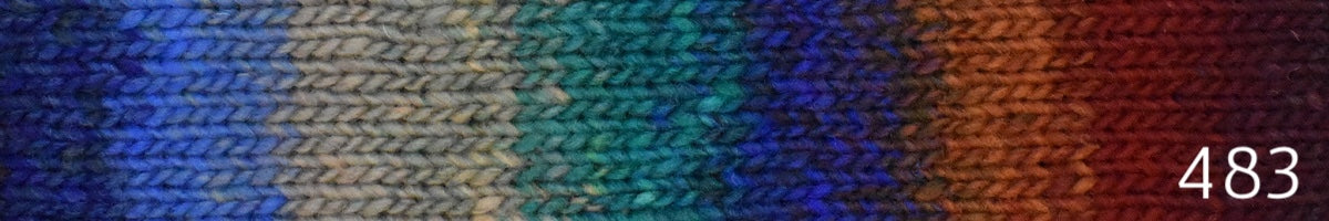 Noro Kureyon (heavy worsted/aran)