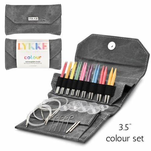 colour 3.5" standard set (grey case) US 3 to US 10.5
