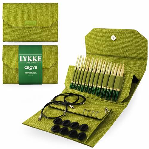 grove 5" standard set (green basketweave case) US 3 to US 15