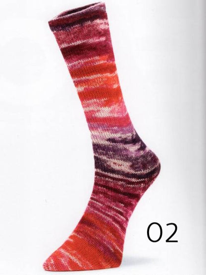 Laines du Nord Mad Socks fingering weight sock yarn in color 02