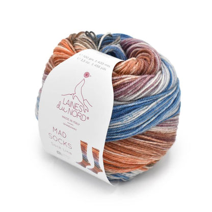 Laines du Nord Mad Socks fingering weight sock yarn