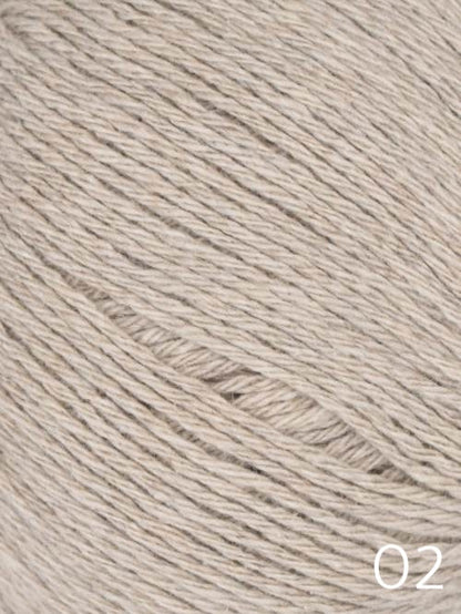 Juniper Moon Farm Piedmont cashmere silk merino yarn in color 02