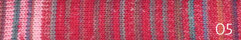 05 fuschia/teal/taupe/blush