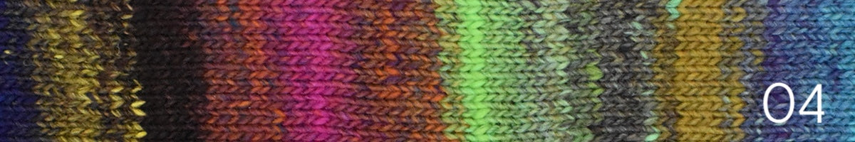 Noro Saiun wool blend dk weight yarn in color 04