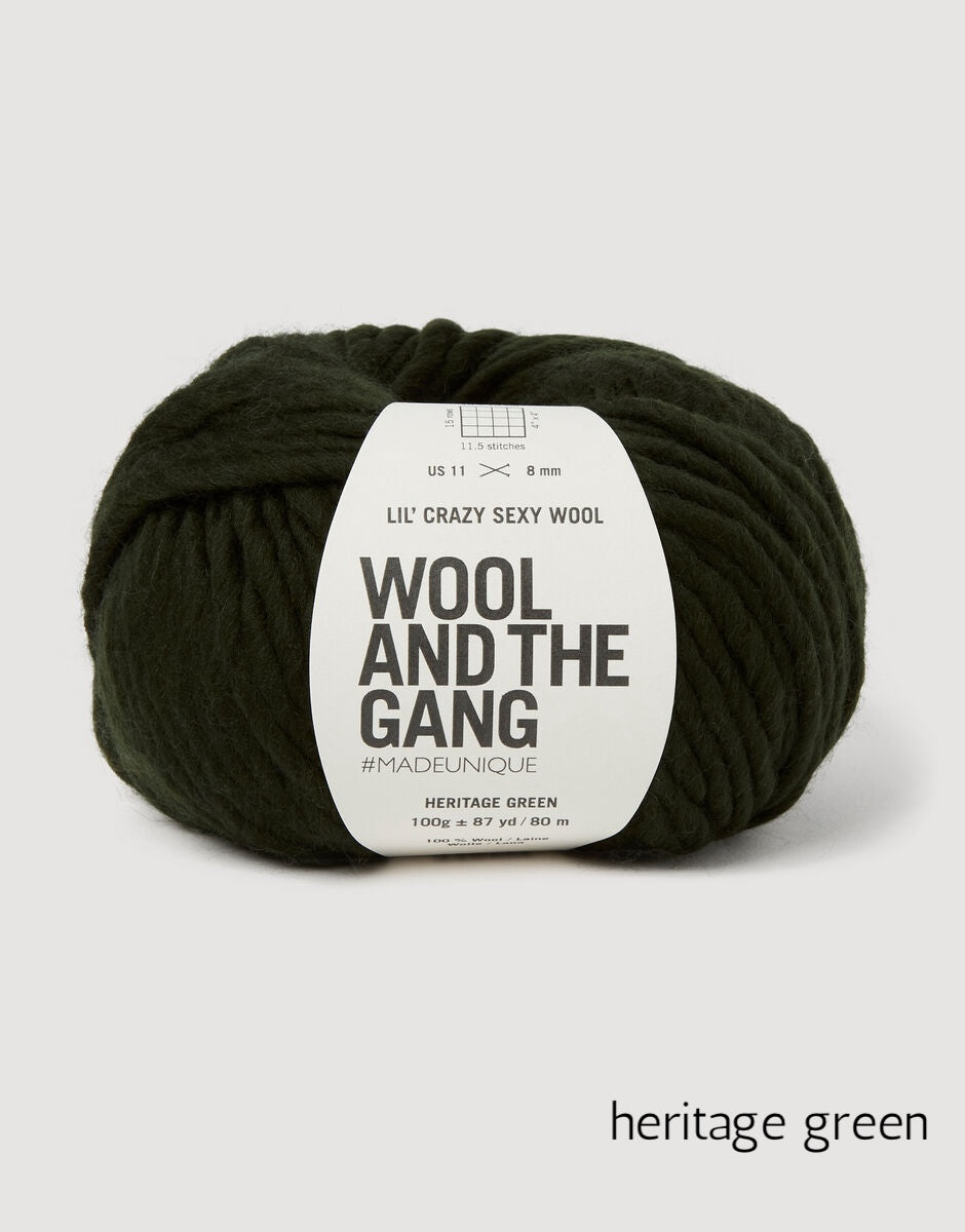 Lil' Crazy Sexy Wool in shade heritage green