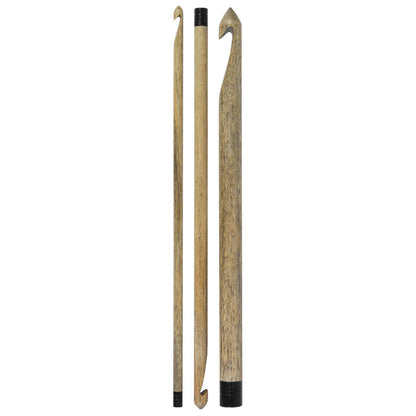 6" Lykke Driftwood Crochet Hooks