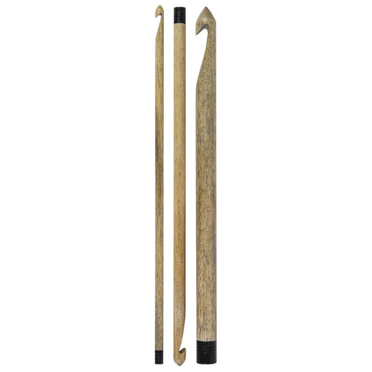 6" Lykke Driftwood Crochet Hooks