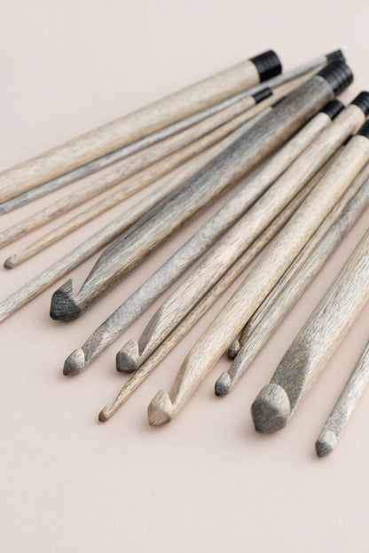 6" Lykke Driftwood Crochet Hooks