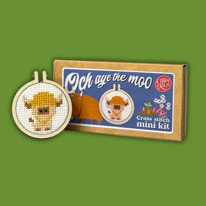 Matchbox Cross Stitch Kit by The Crafty Kit Co.