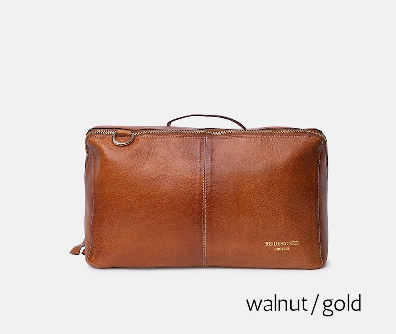 walnut/gold