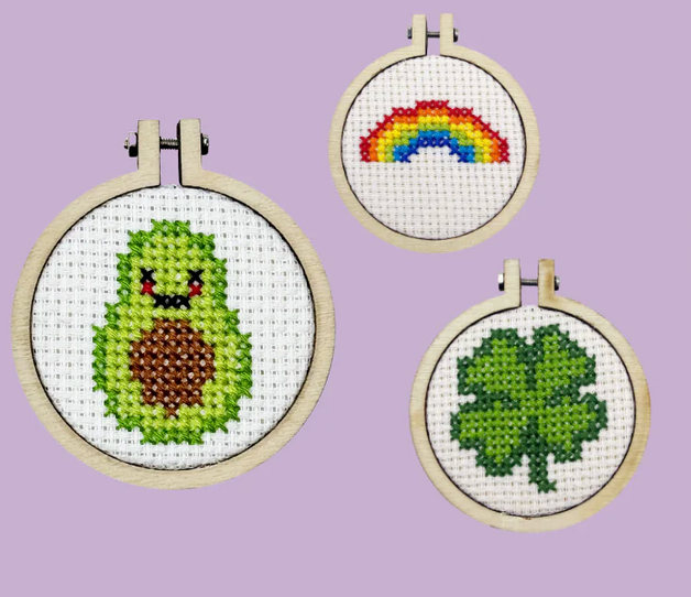 Matchbox Cross Stitch Kit by The Crafty Kit Co.