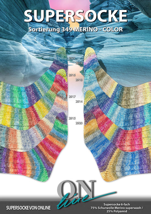 ONline Supersocke 6-ply Merino Color (sport)