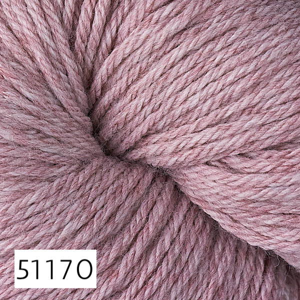 Berroco Vintage worsted weight acrylic wool nylon yarn in 51170 rose quartz pink