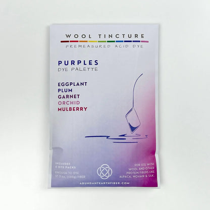 Wool Tincture Dye Palette (set of 5)