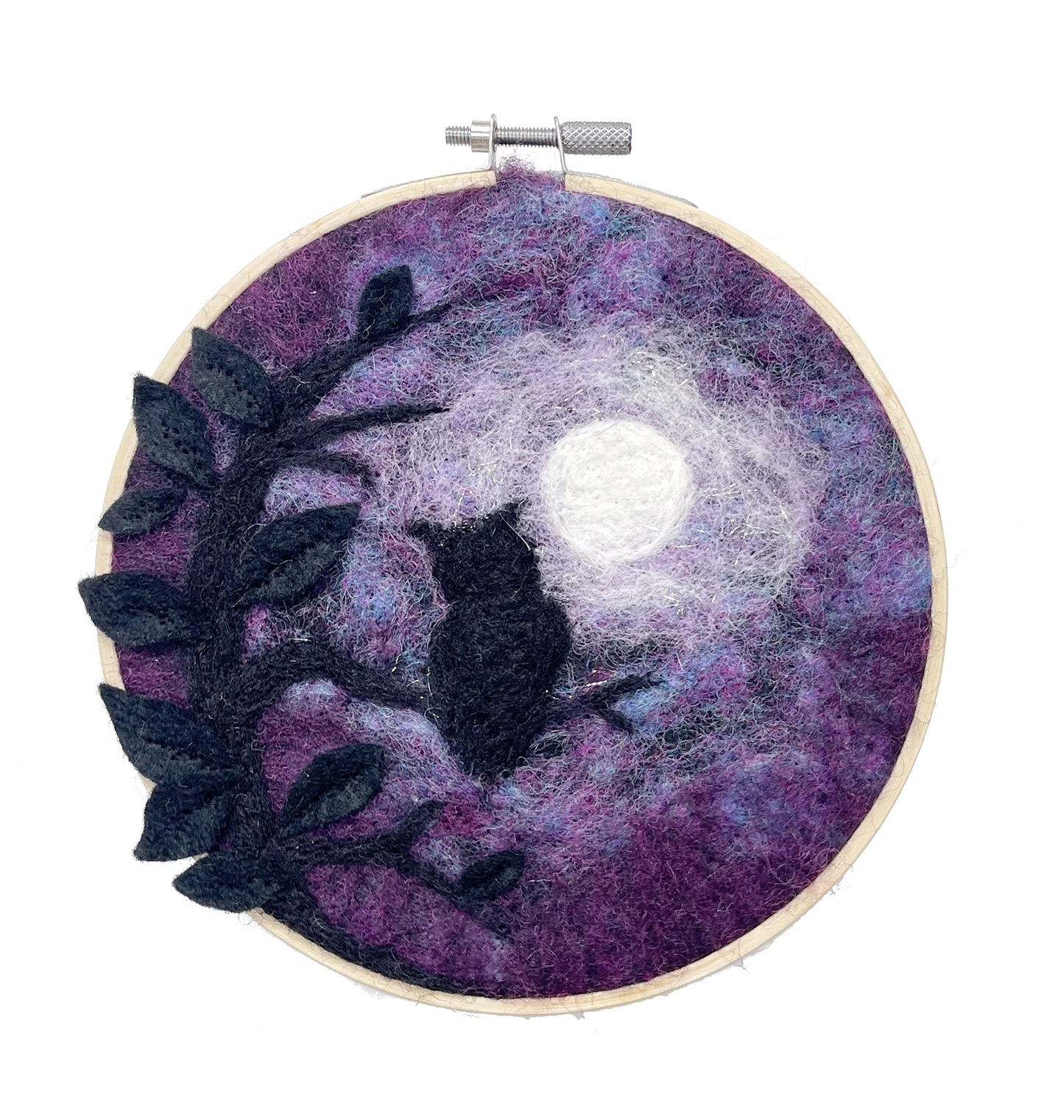Needle Felting Hoop Kits by The Crafty Kit Co.