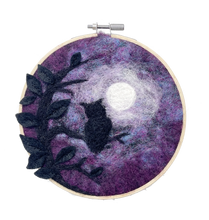 Load image into Gallery viewer, Needle Felting Hoop Kits by The Crafty Kit Co.
