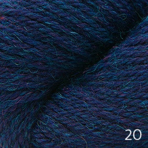 Cascade Woolpaka worsted weight wool and alpaca yarn in 20 midnight blue heather