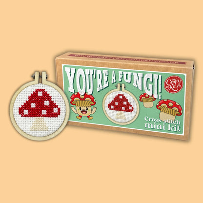 Matchbox Cross Stitch Kit by The Crafty Kit Co.