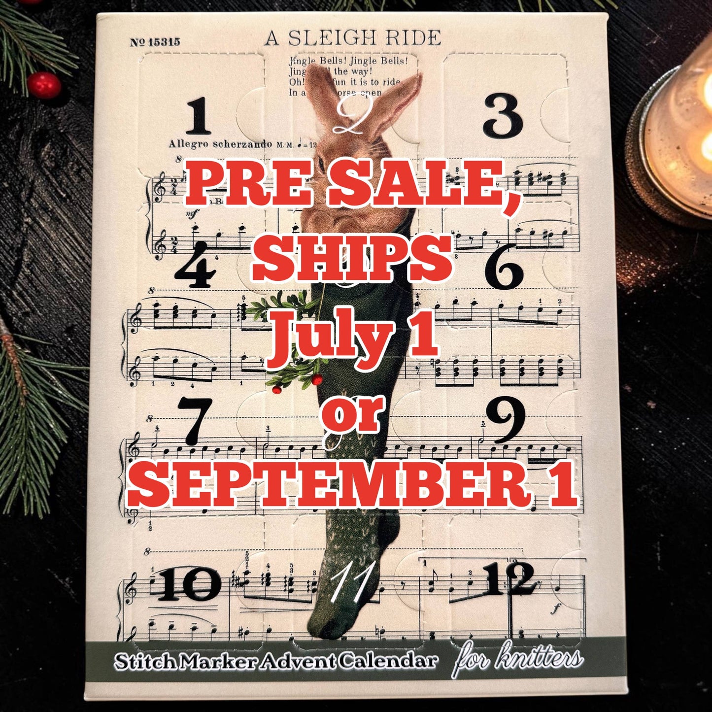 2026 KNITTING Stitch Marker Advent Calendar Presale